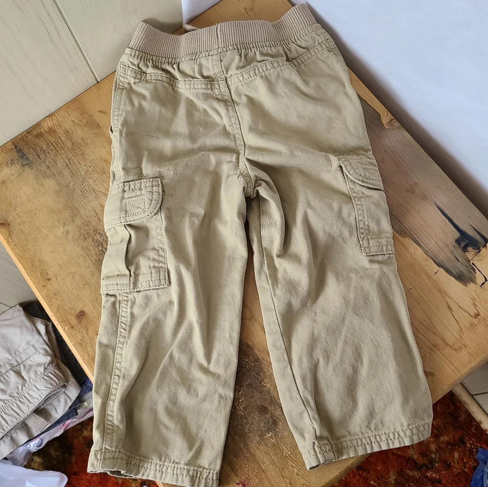 The Children's Place Khaki Cargo Pants Sz 2t